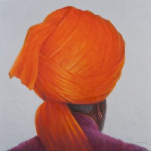 Turbante de açafrão, 2014